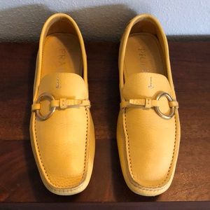 Yellow PRADA Driving Shoes
